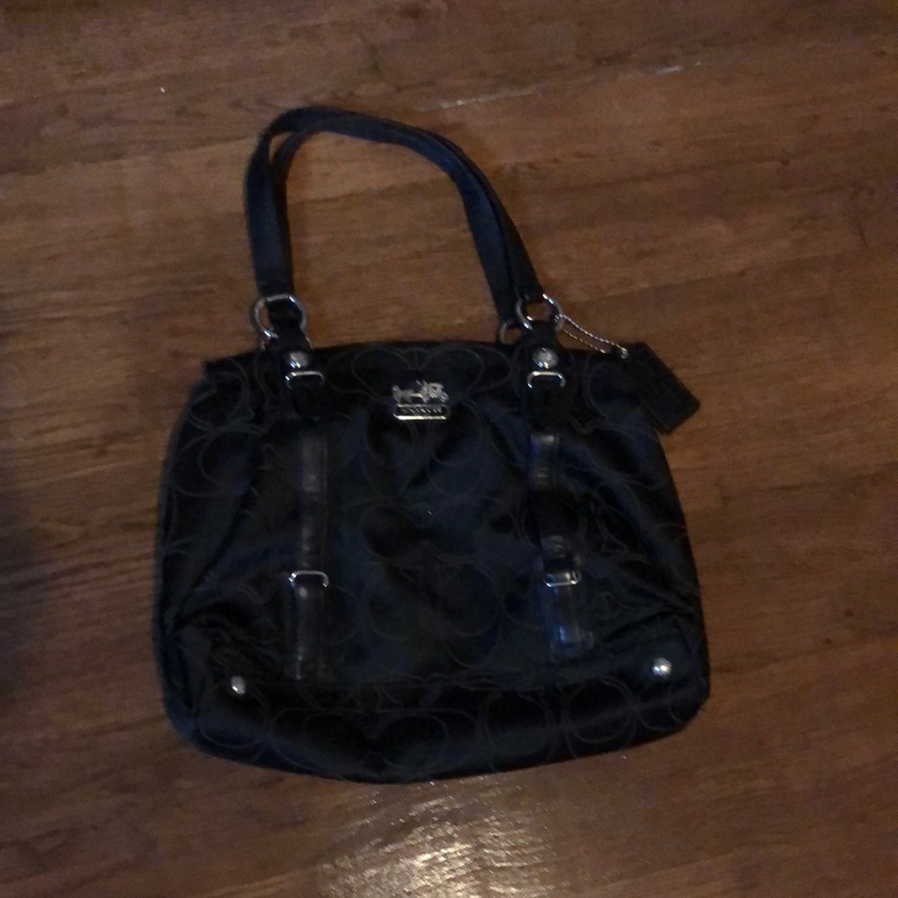 Black coach bag